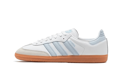 Adidas Samba ET Blanc Halo Bleu Gomme