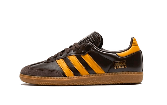 Adidas Samba OG Marron Foncé Jaune