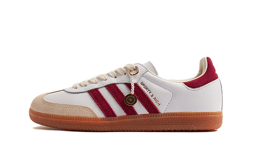 Adidas Samba OG Sporty & Rich Blanc Core Bourgogne