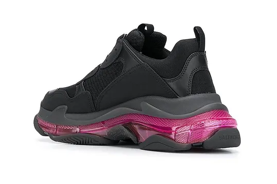 BALENCIAGA Triple S Noir/Rose